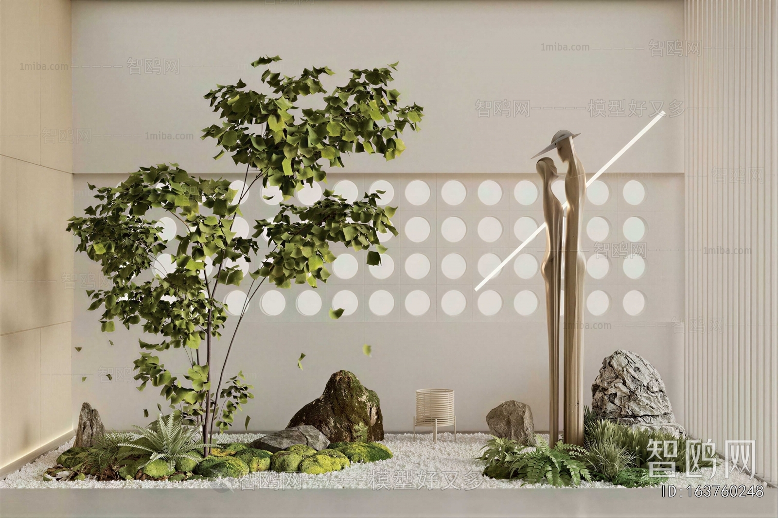 New Chinese Style Plant Landscaping