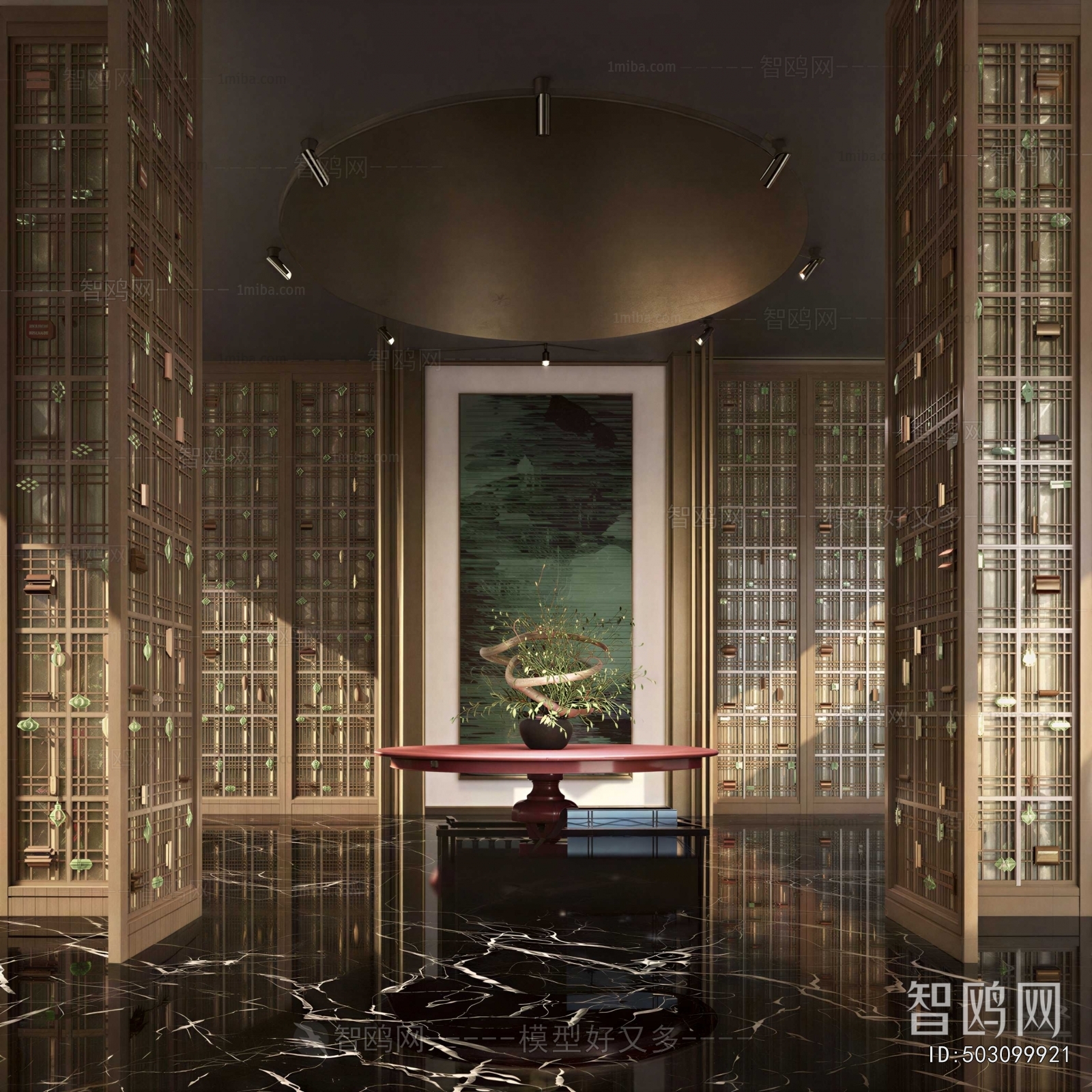 New Chinese Style Lobby Hall