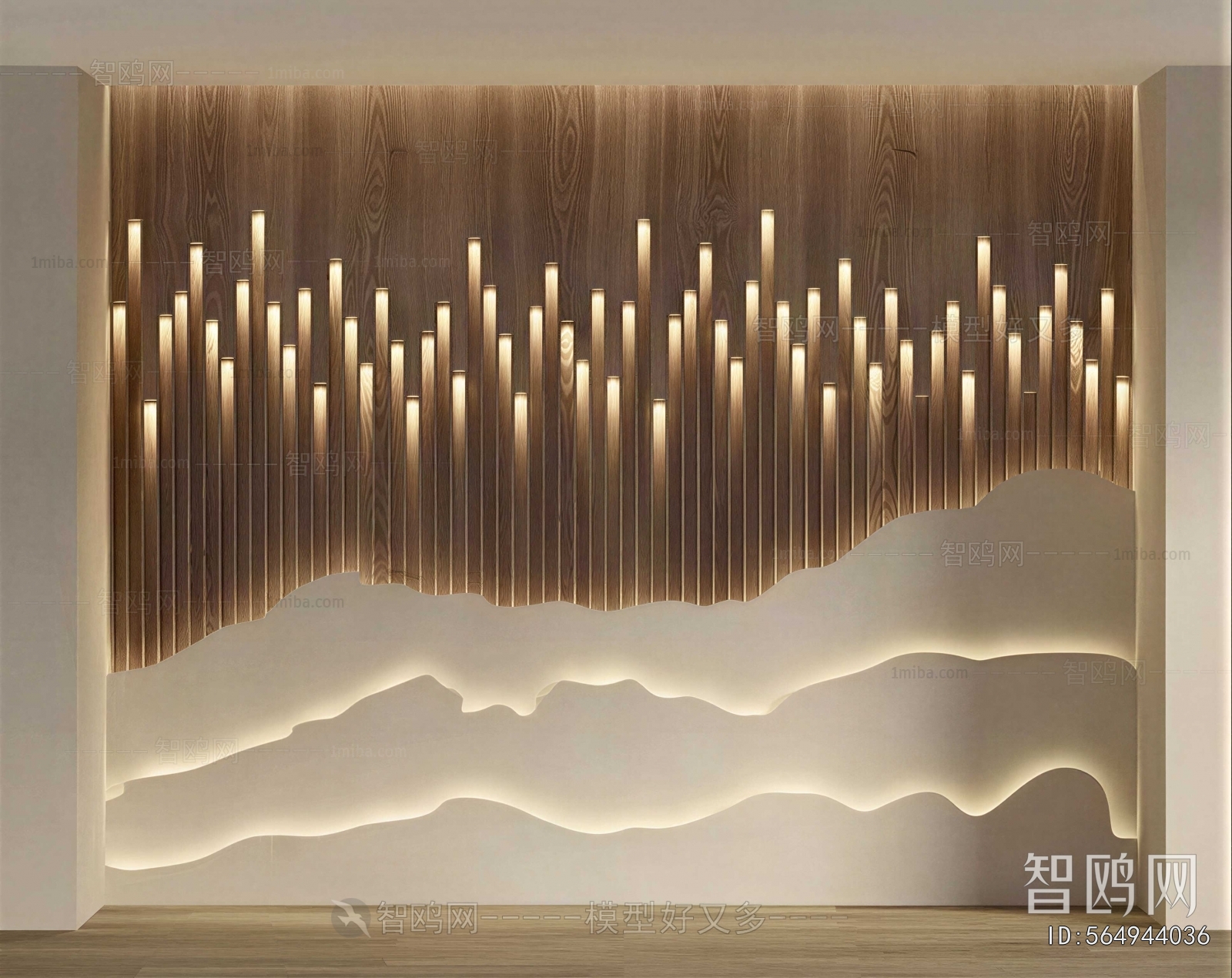 New Chinese Style TV Wall