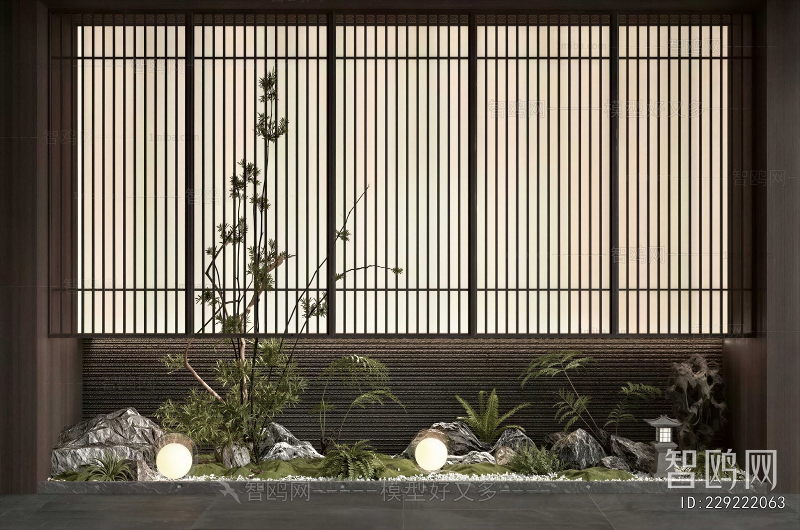 New Chinese Style Plant Landscaping