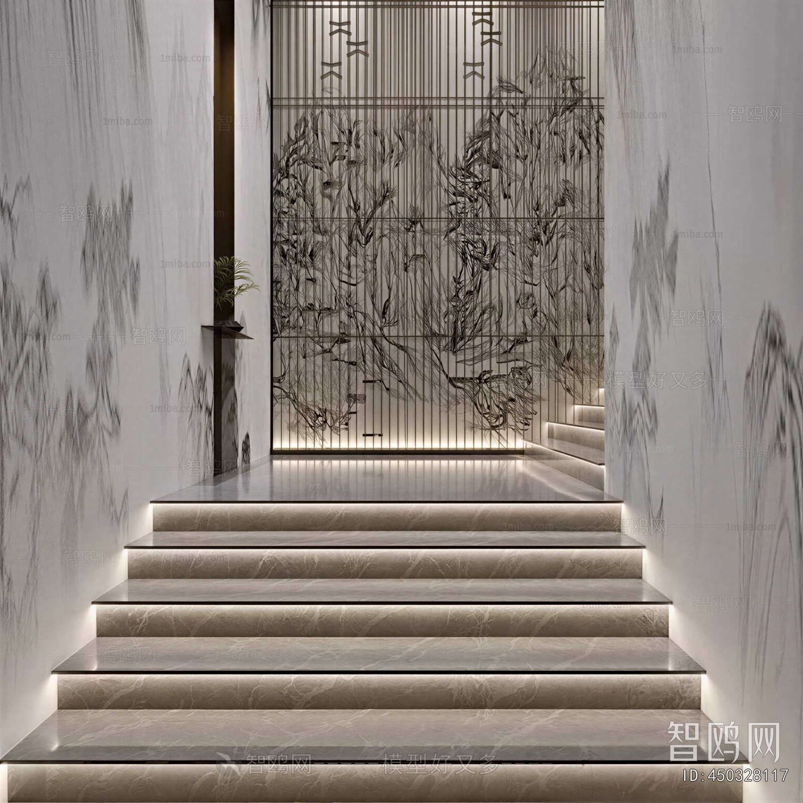 New Chinese Style Stairwell