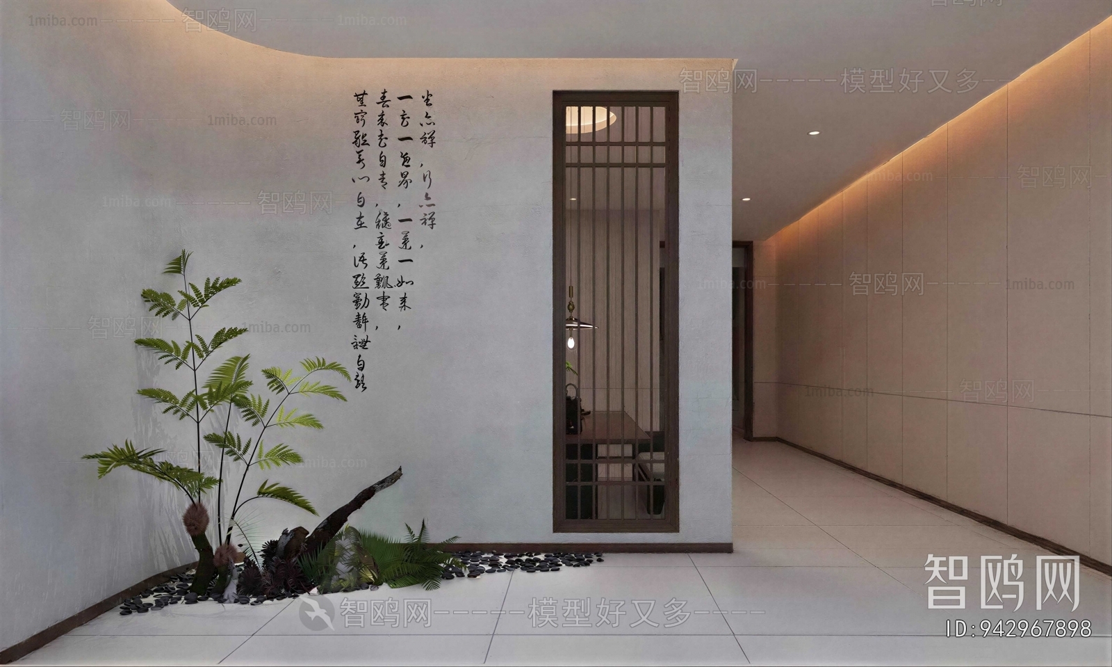New Chinese Style Hallway