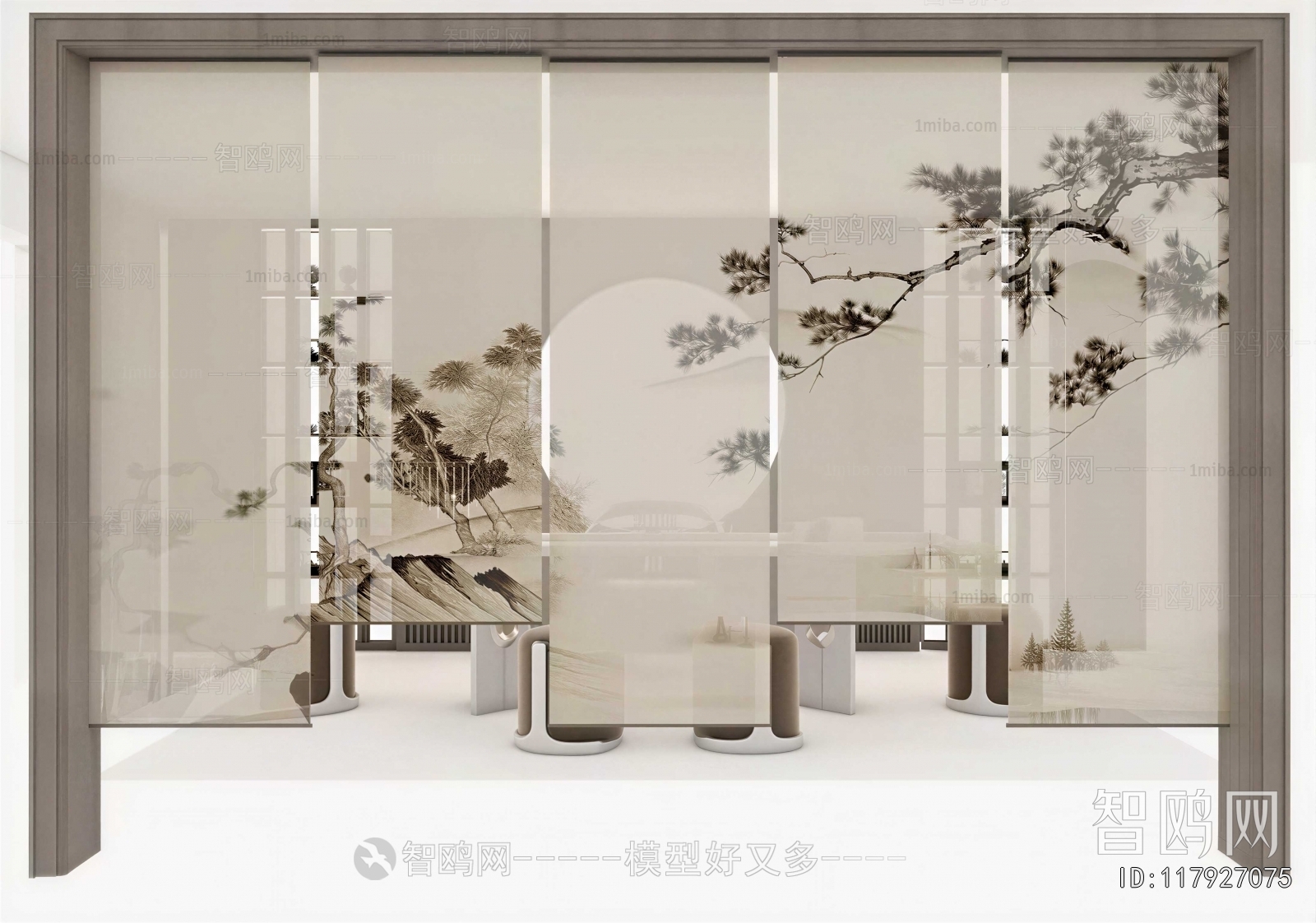 New Chinese Style Door Curtain