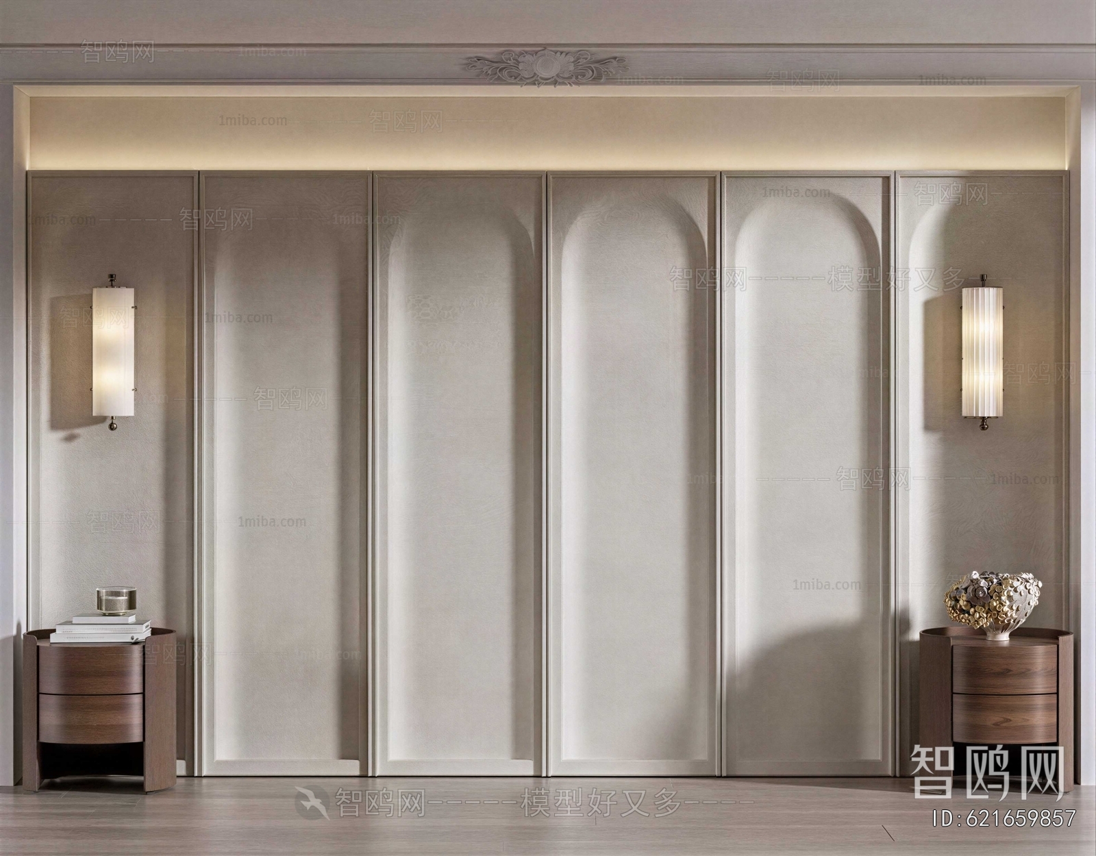 French Style TV Wall