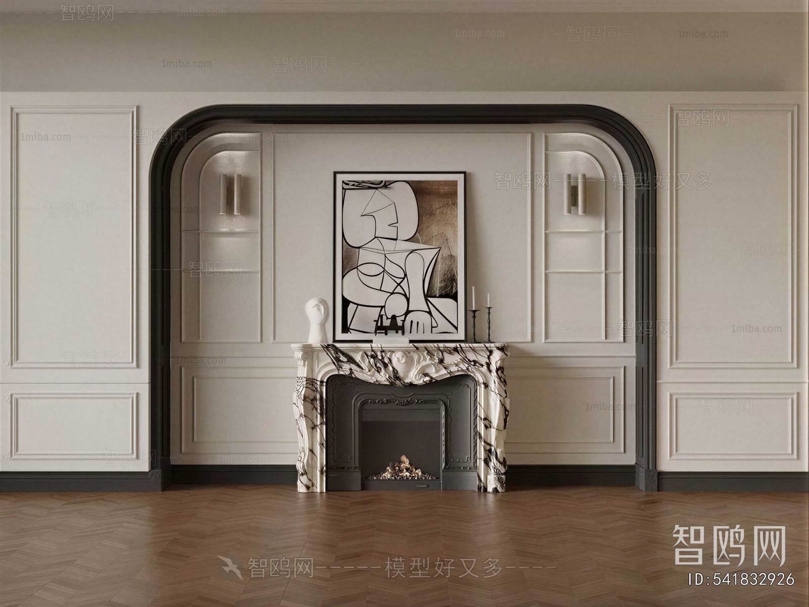 French Style Fireplace