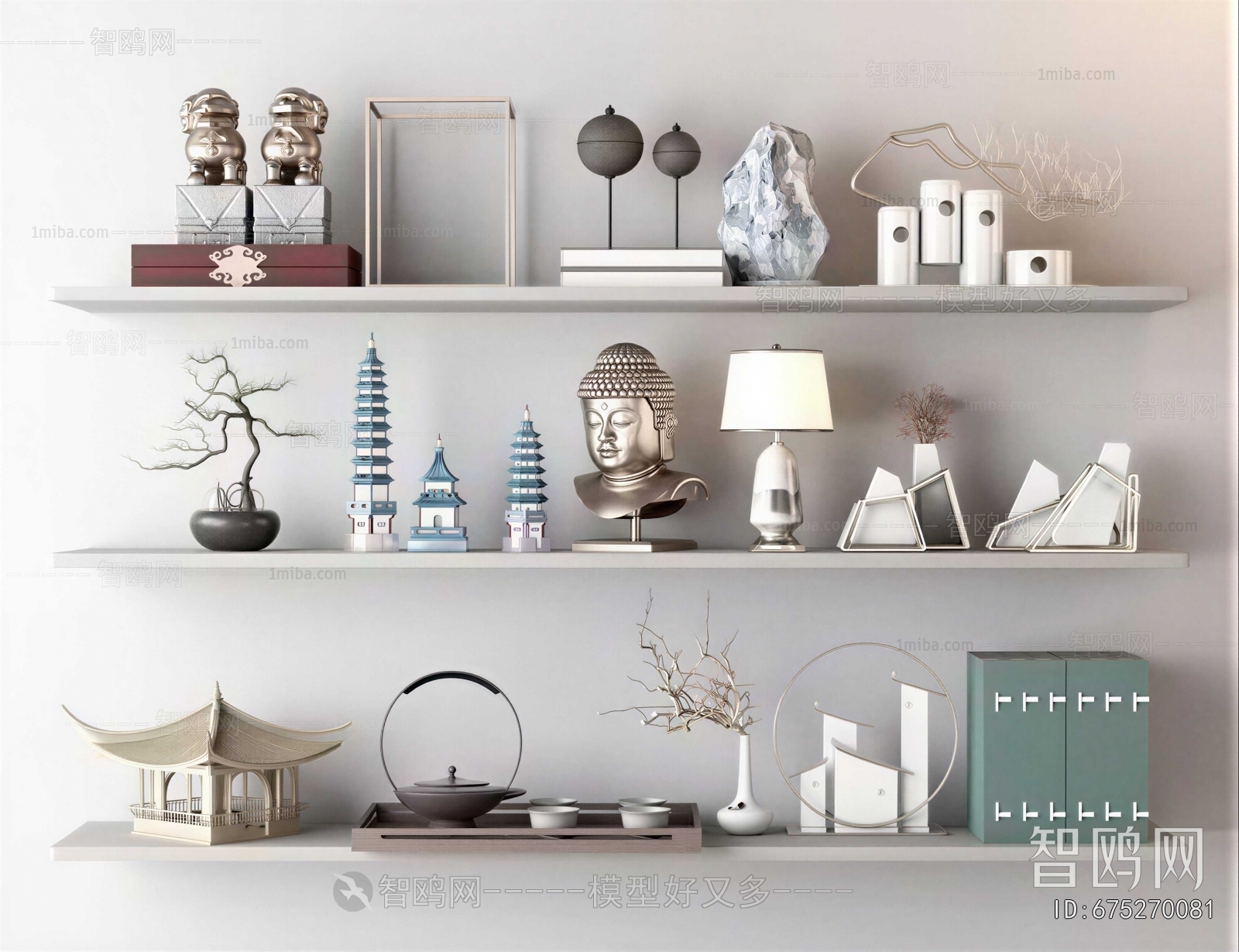 New Chinese Style Decorative Set