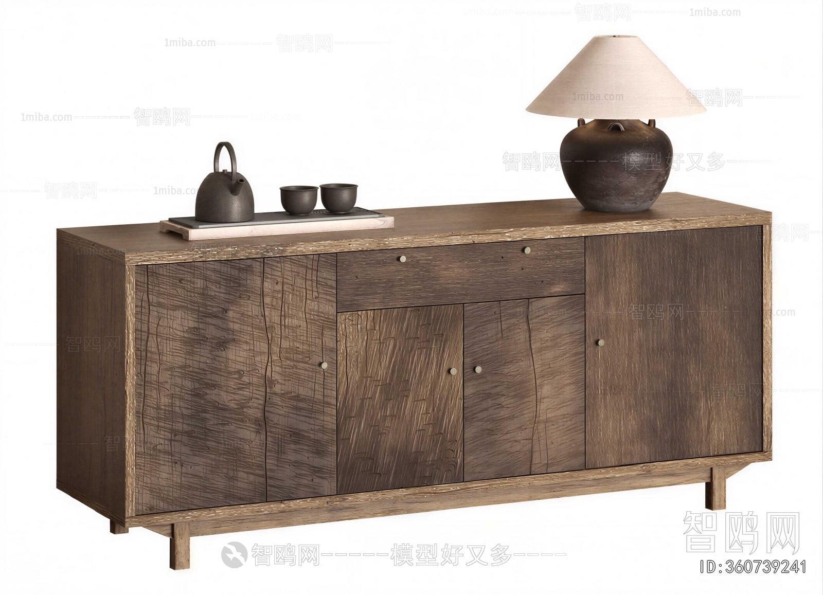 Wabi-sabi Style Entrance Cabinet