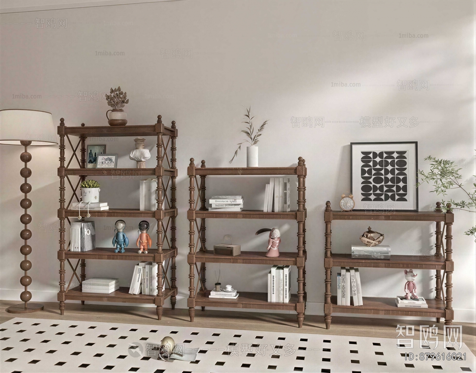 Retro Style Bookshelf