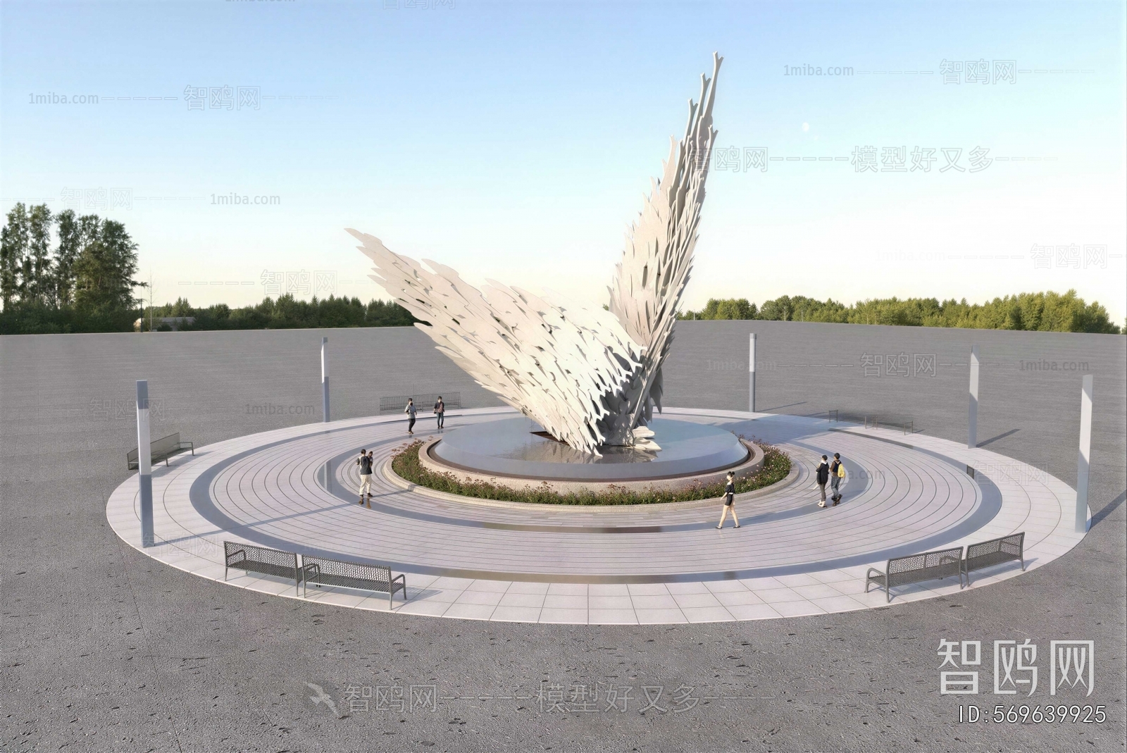 Modern Sculpture Sketch