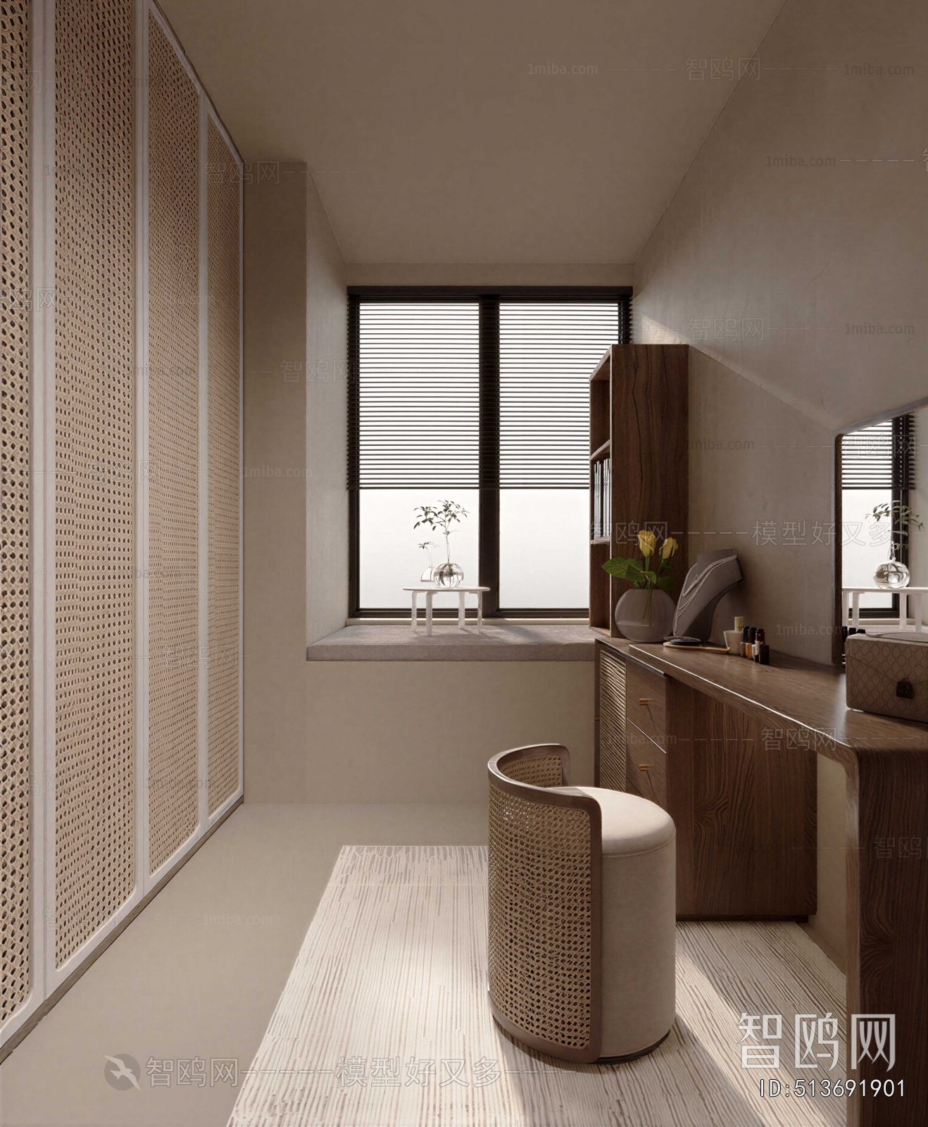 Modern Clothes Storage Area