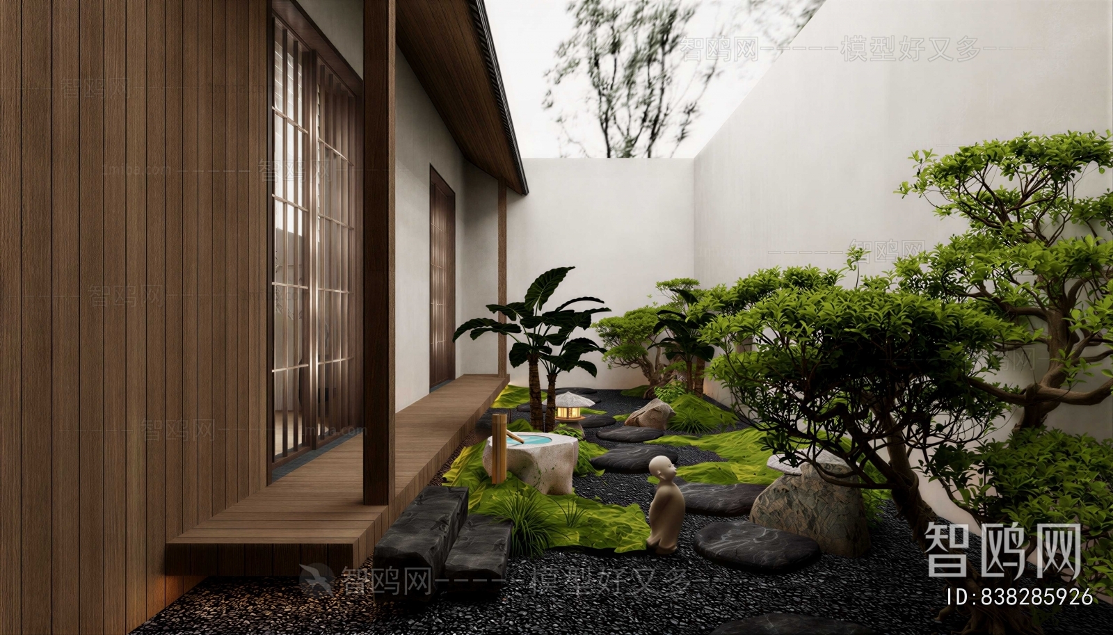 New Chinese Style Courtyard/landscape