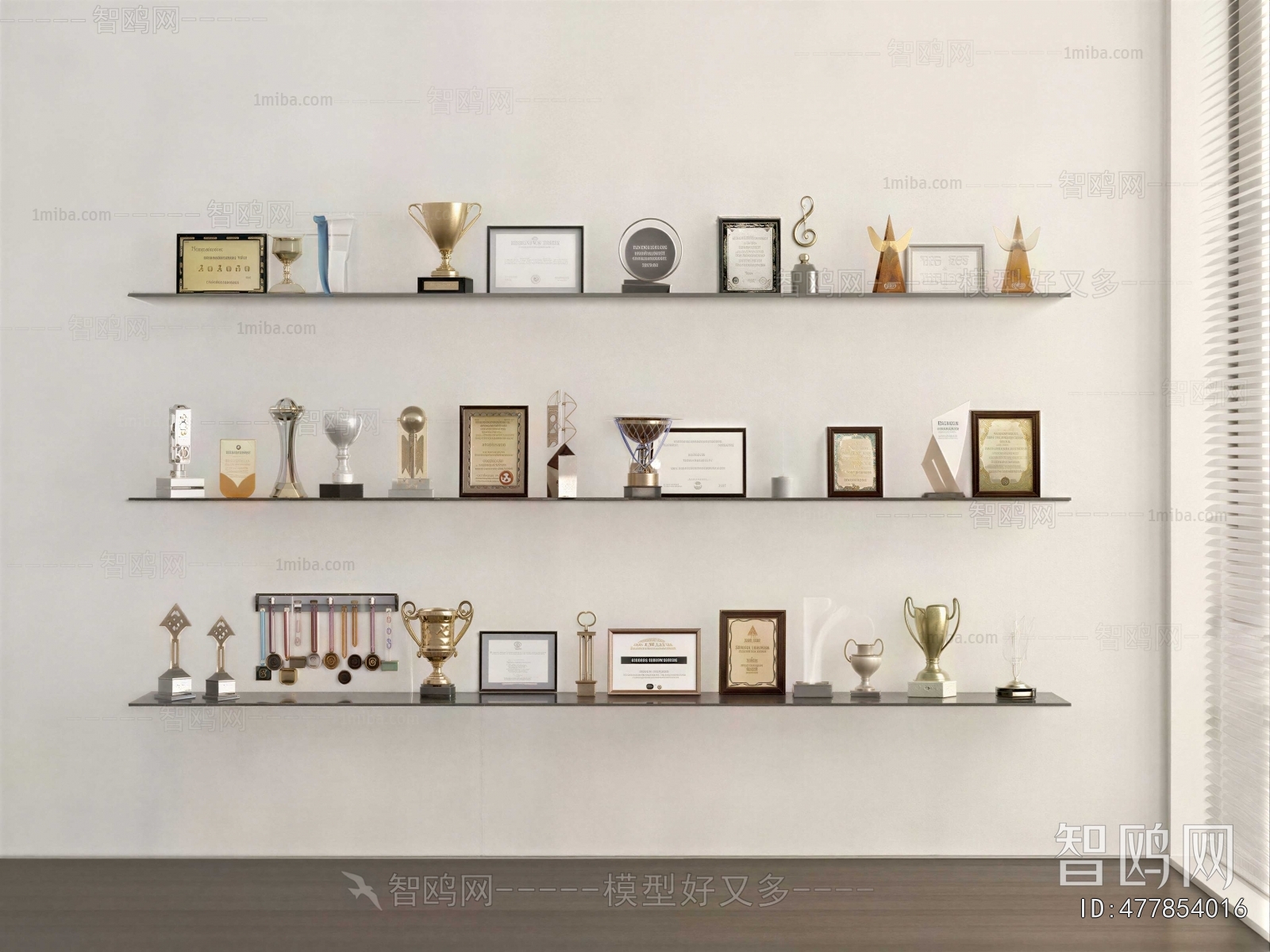 Modern Flag/badge/trophy/certificate