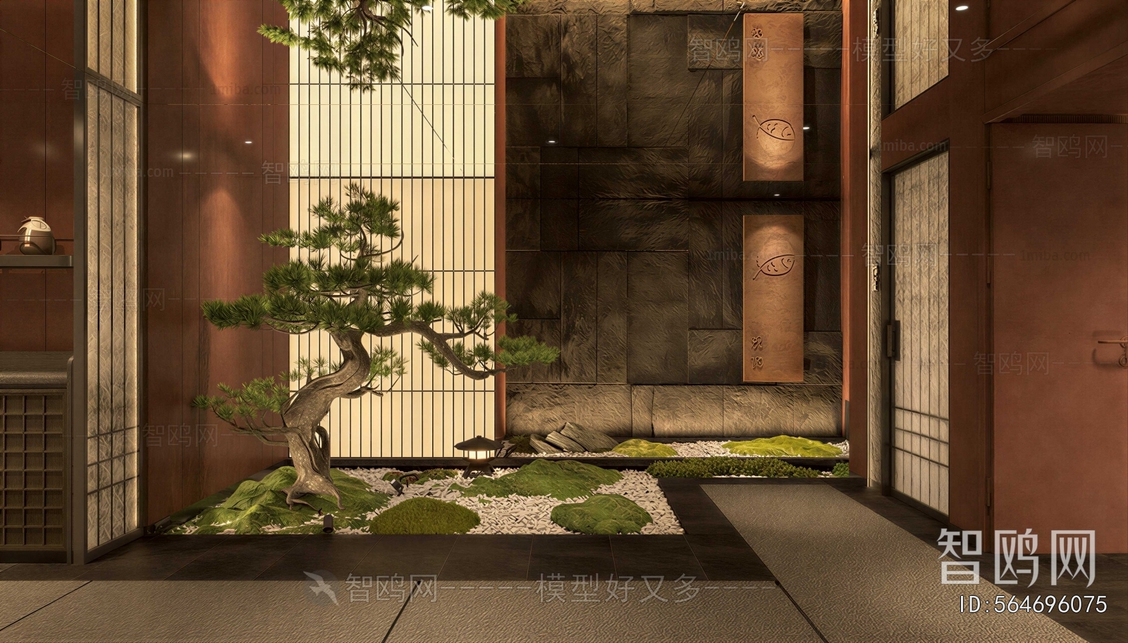 New Chinese Style Plant Landscaping