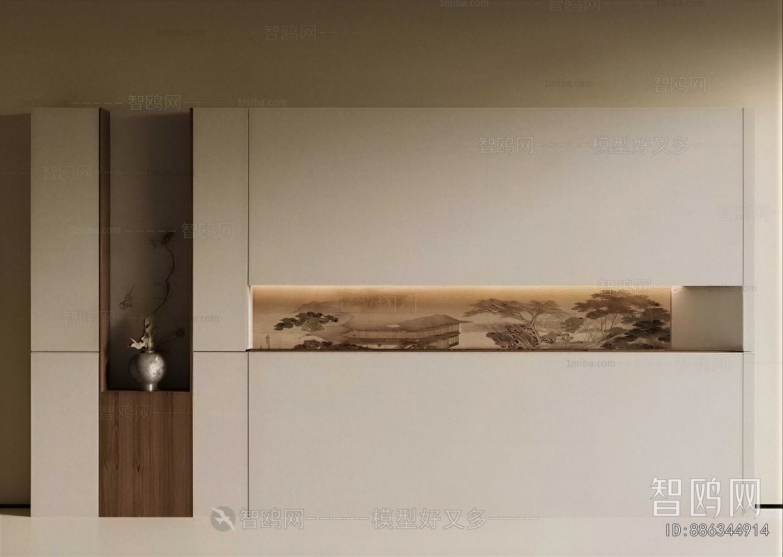 New Chinese Style Shoe Cabinet