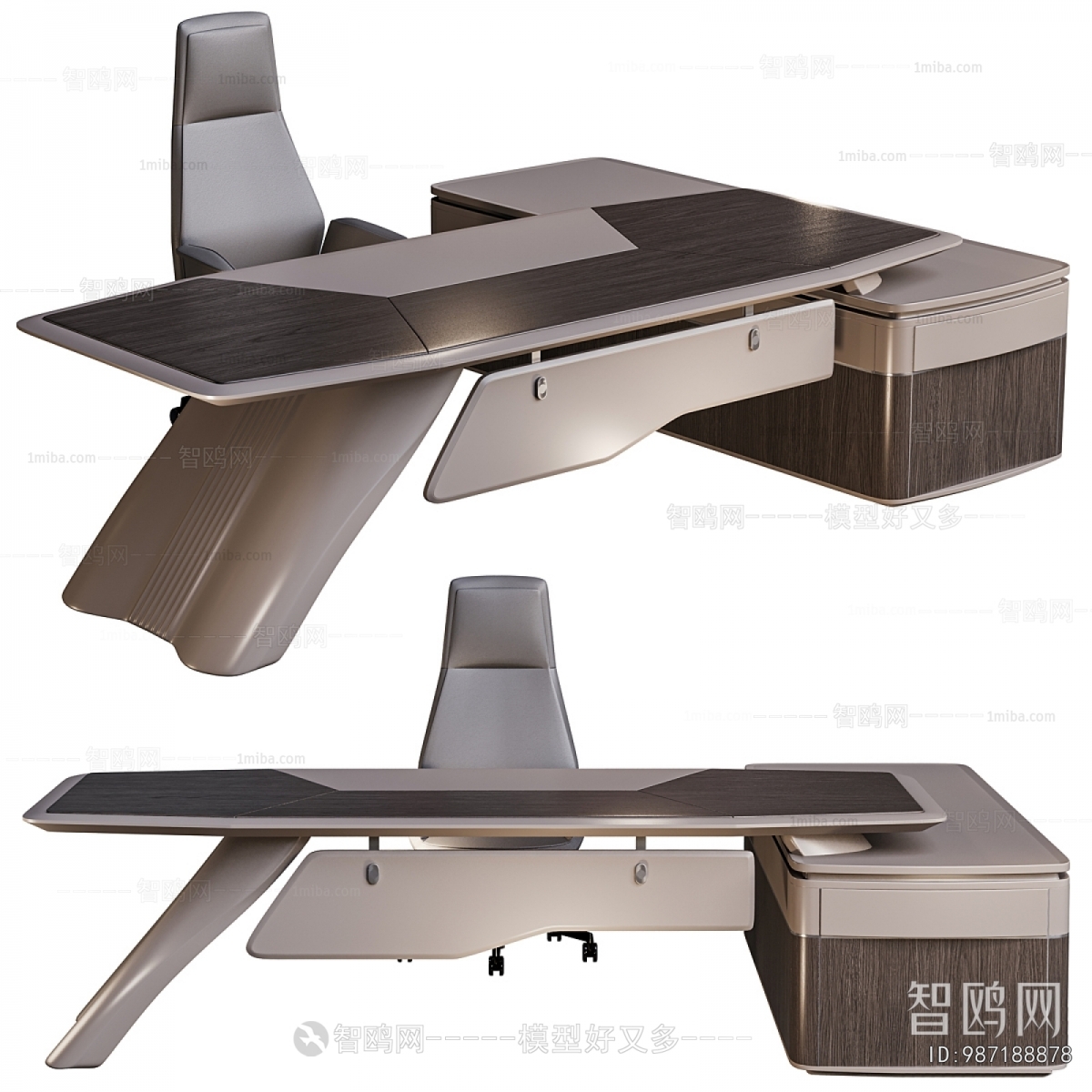 Modern Office Desk And Chair