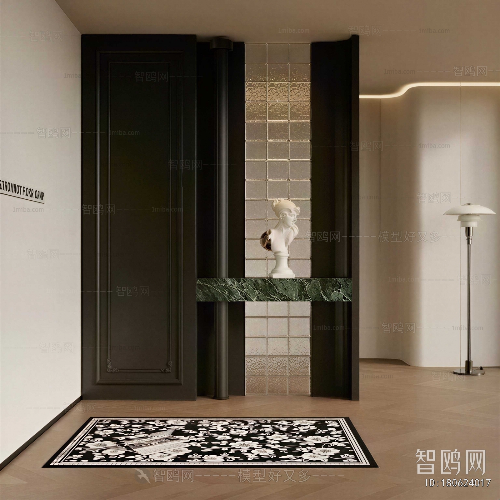 French Style Hallway