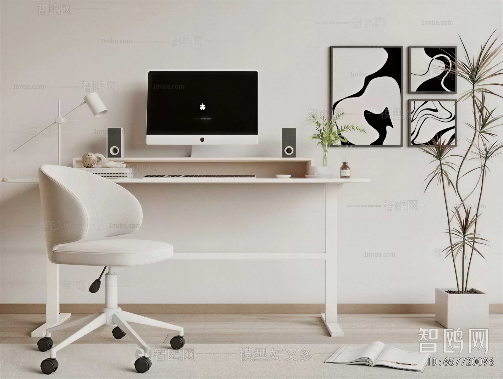 Modern Computer Desk And Chair
