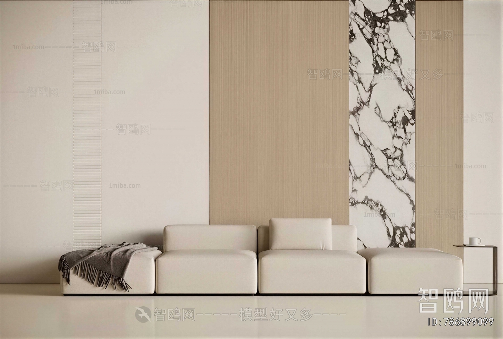 Modern Three-seat Sofa