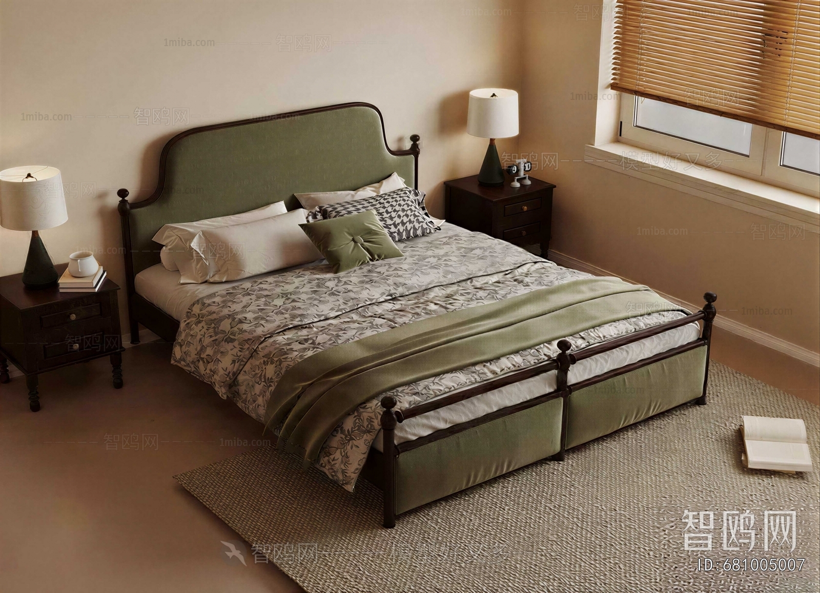 French Style Double Bed