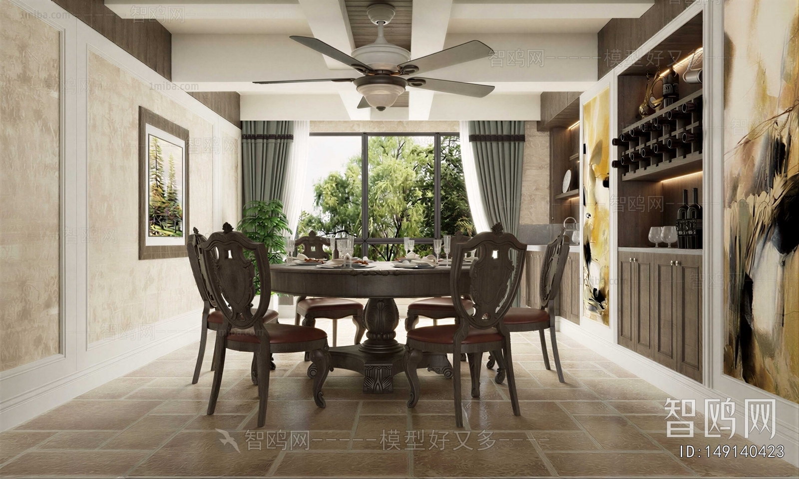 American Style Dining Room