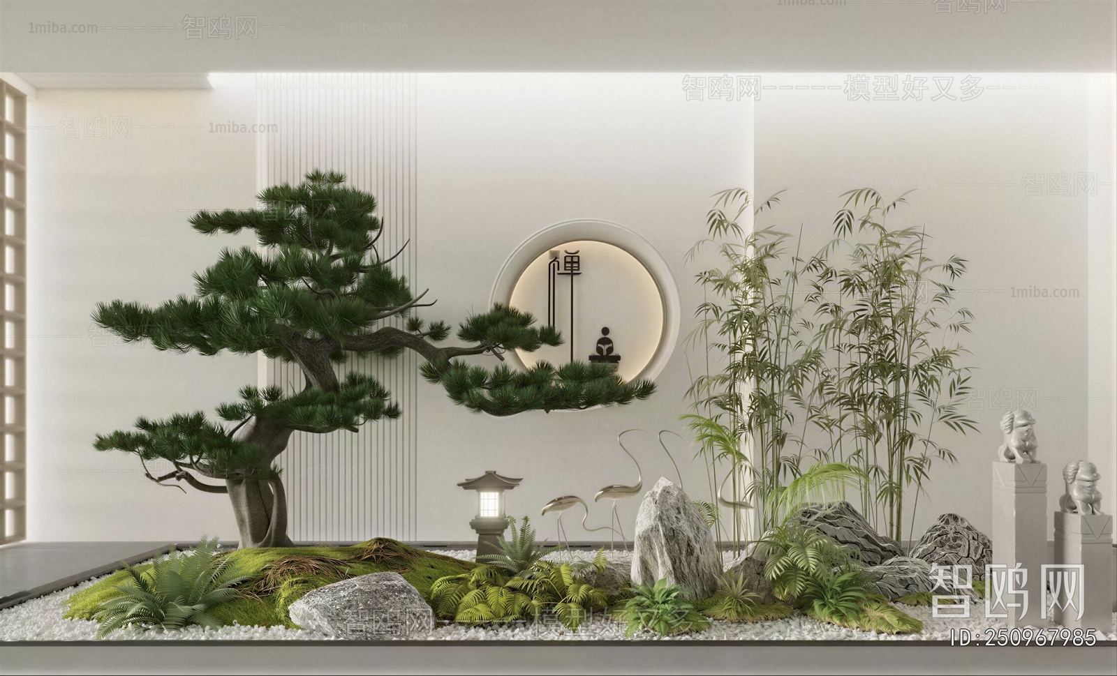 New Chinese Style Plant Landscaping