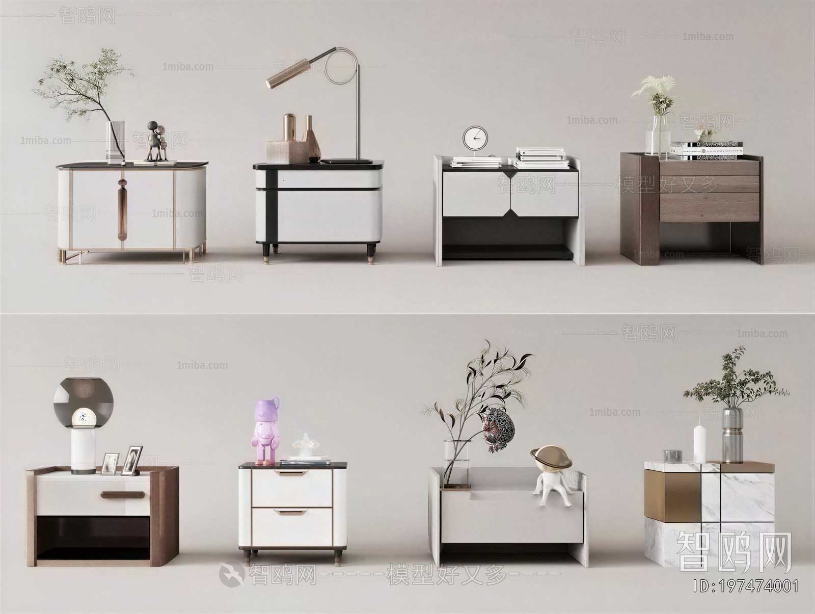 Modern Bedside Cupboard