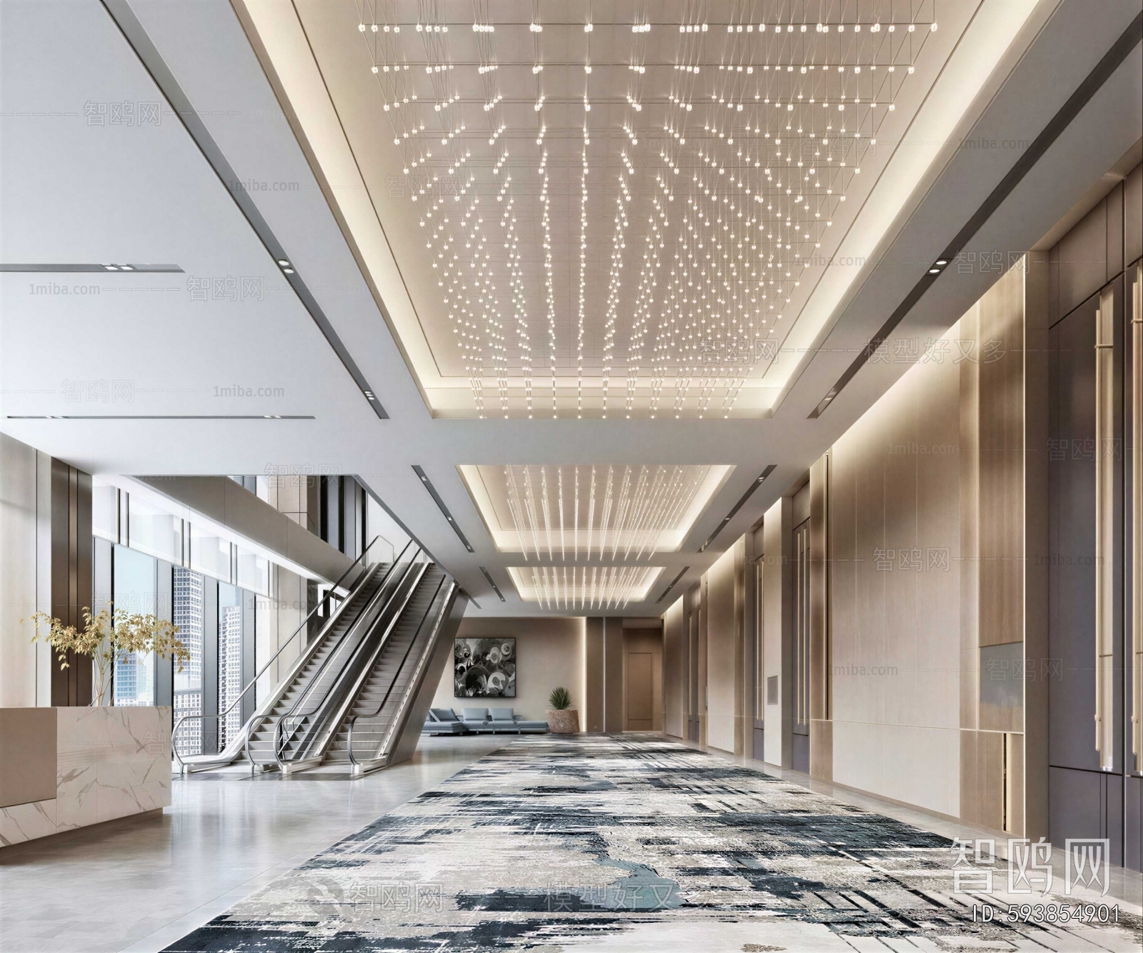 Modern Office Reception Desk