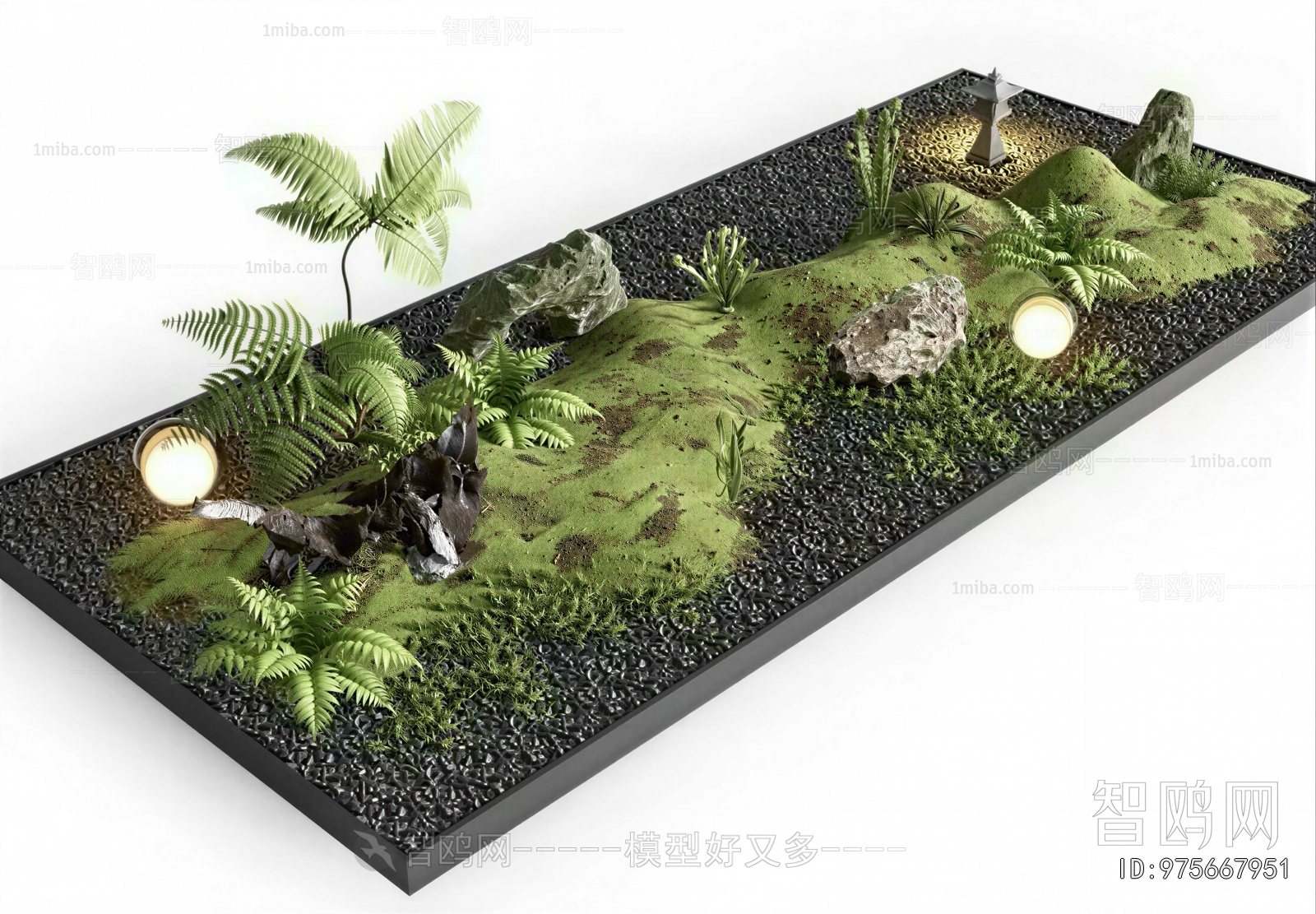 New Chinese Style Plant Landscaping