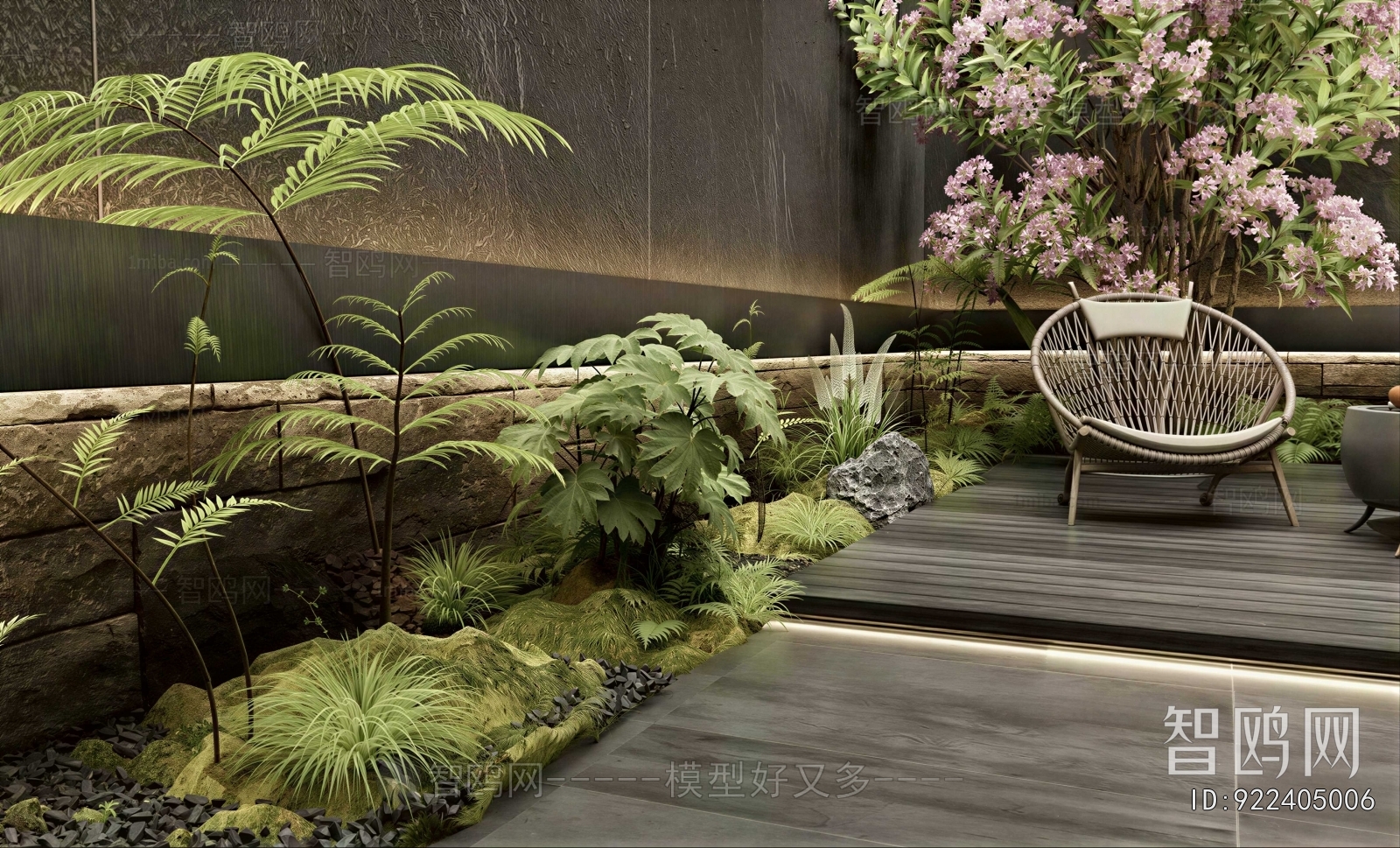 New Chinese Style Courtyard/landscape
