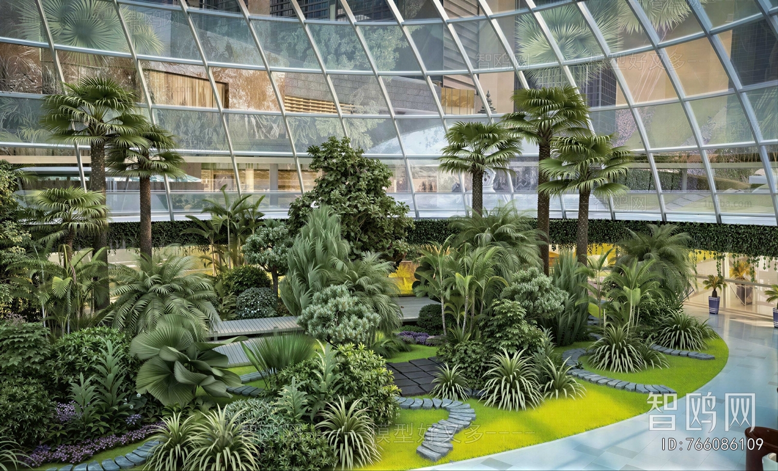 New Chinese Style Plant Landscaping