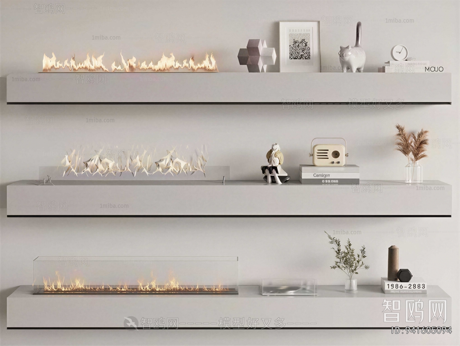 Modern Electronic Fireplace