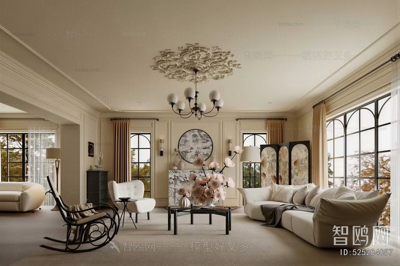 French Style A Living Room