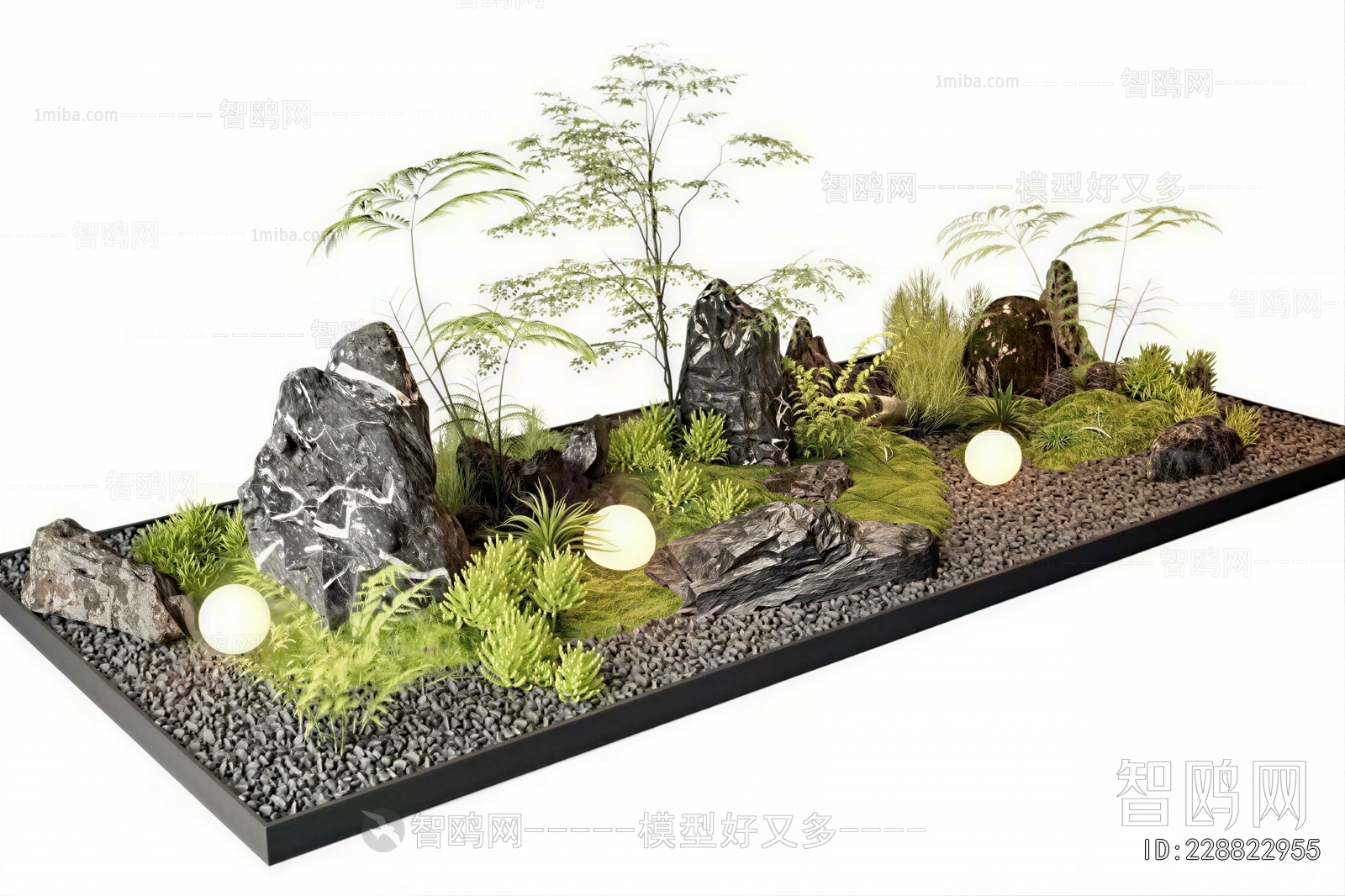New Chinese Style Plant Landscaping