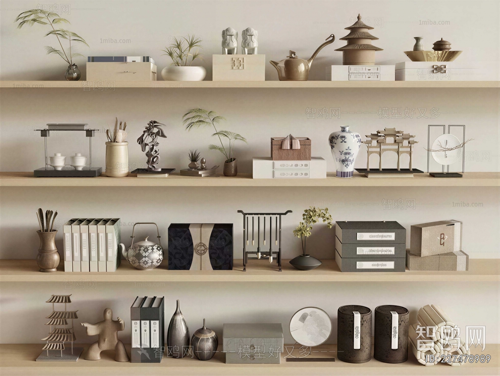 New Chinese Style Decorative Set