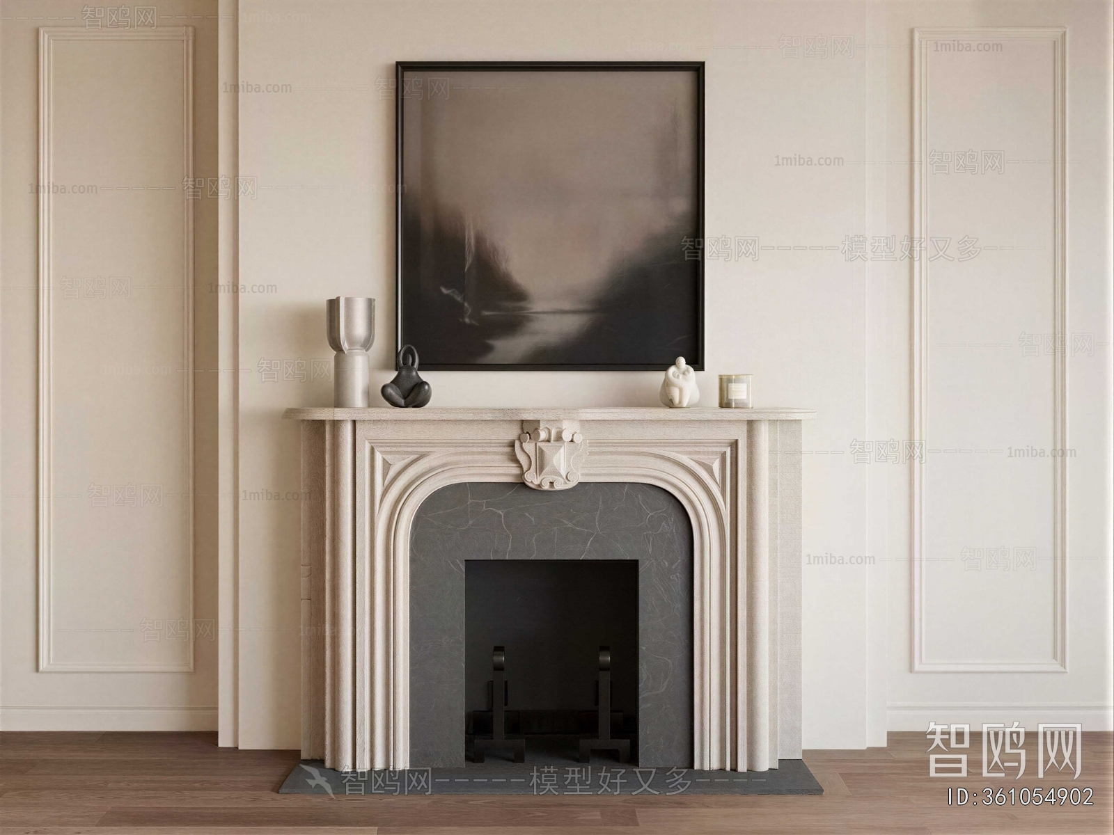 French Style Fireplace