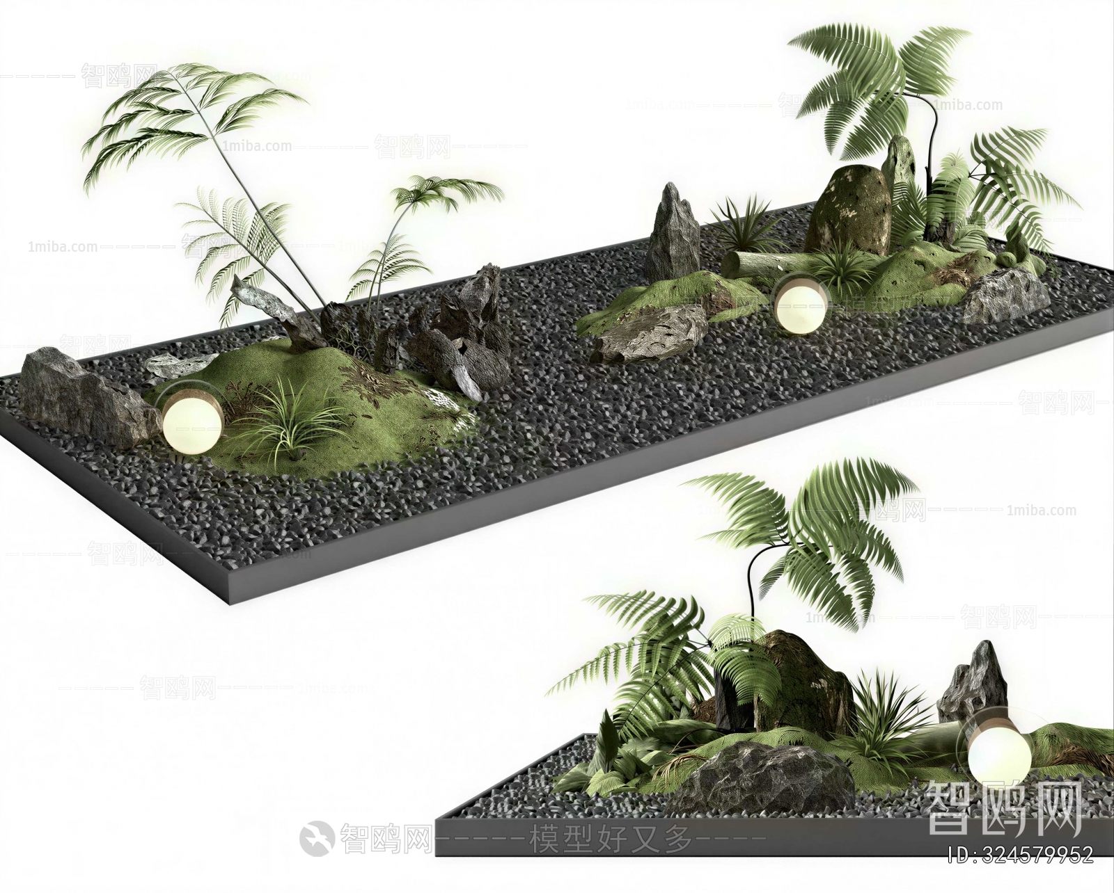 New Chinese Style Plant Landscaping