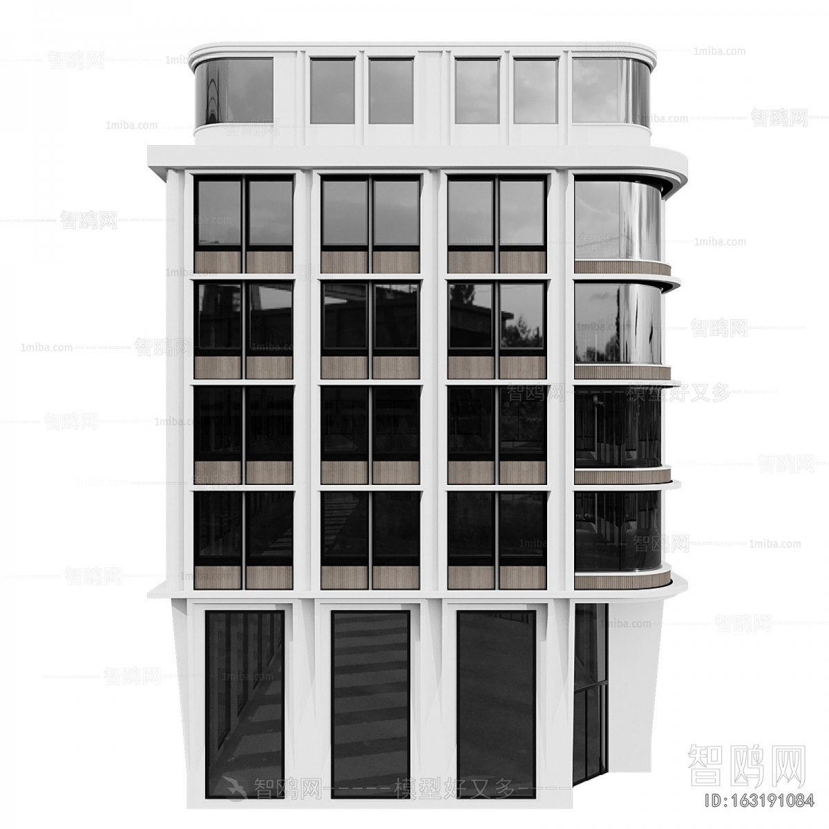 Modern Appearance Of Commercial Building