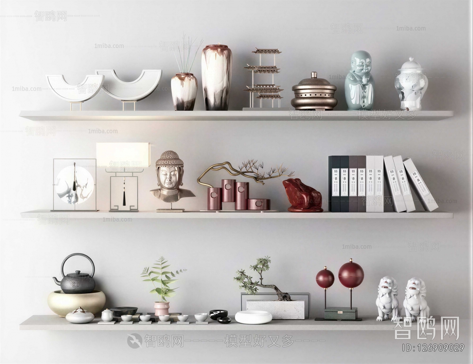 New Chinese Style Decorative Set