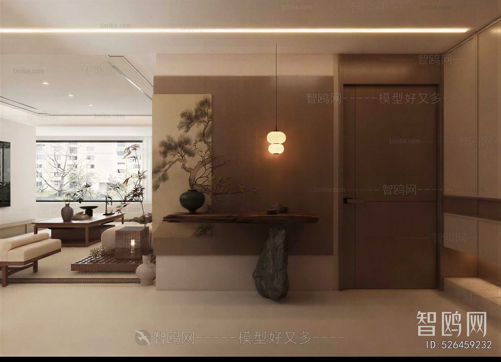 New Chinese Style Hallway