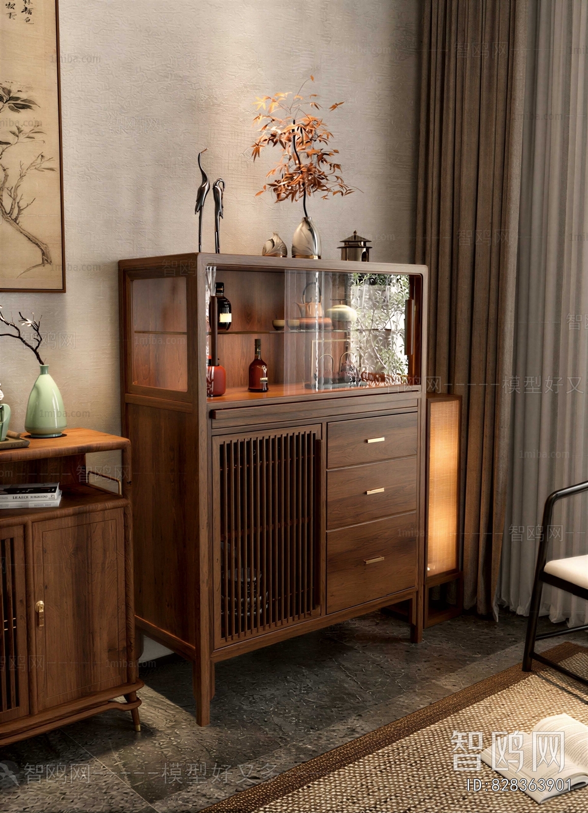 New Chinese Style Sideboard