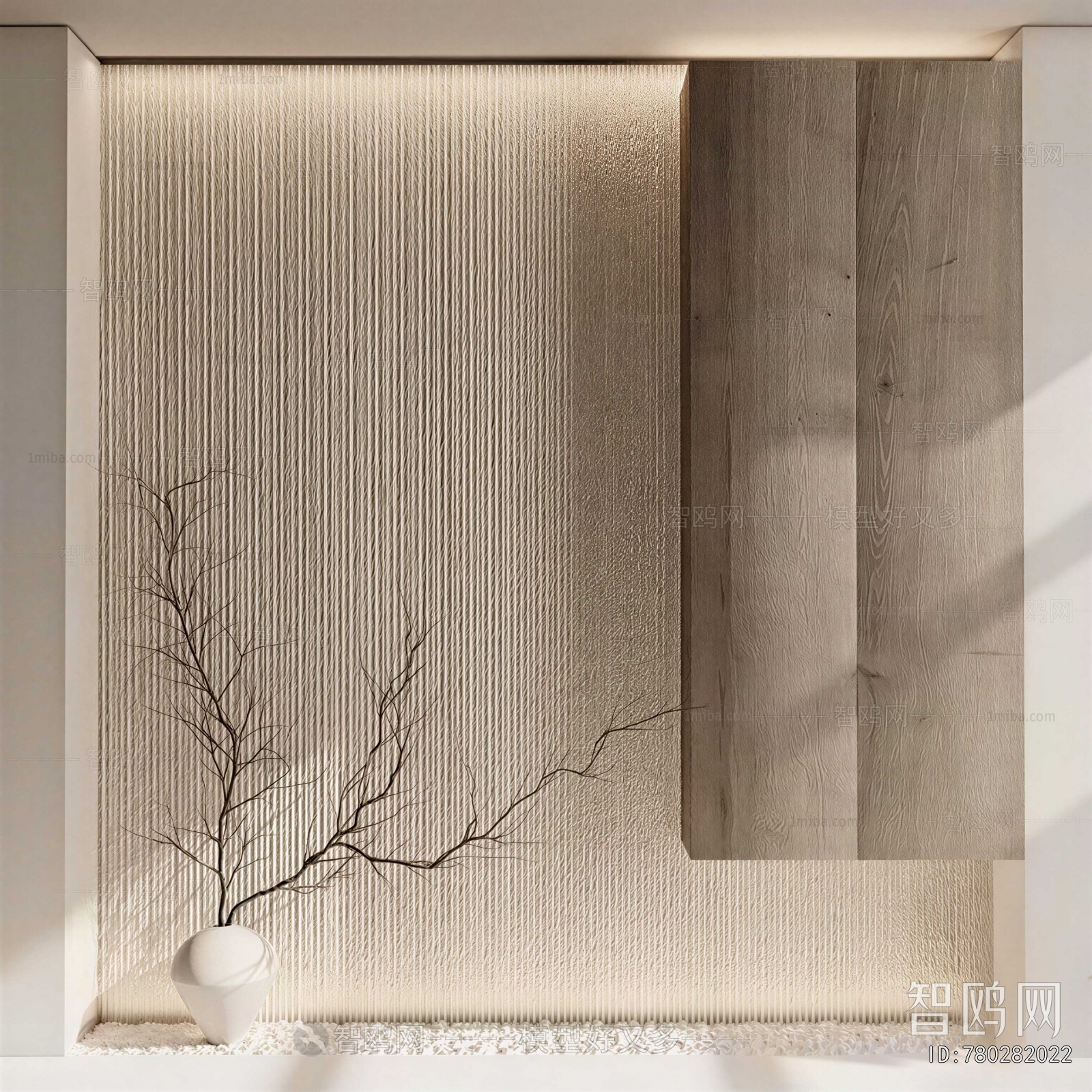 Wabi-sabi Style Dried Branch