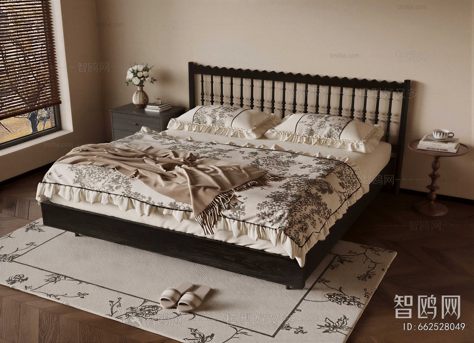 French Style Double Bed
