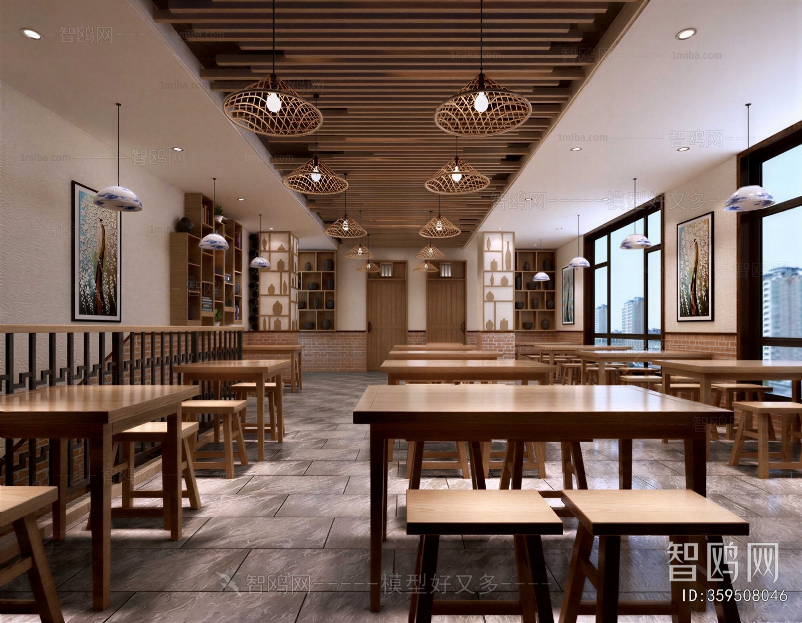 New Chinese Style Dining Room