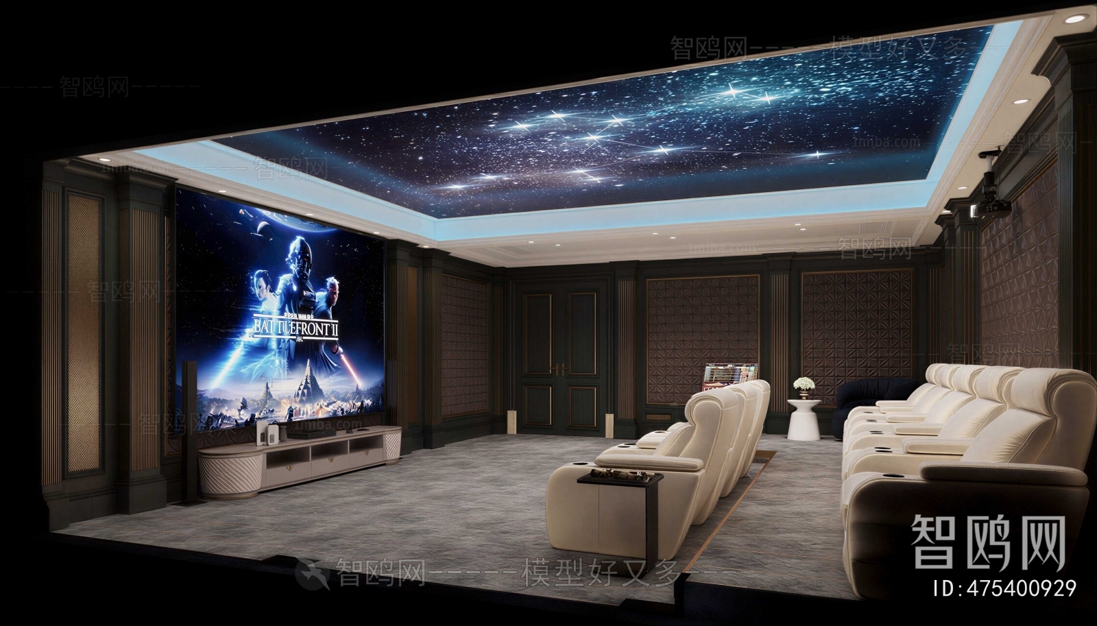 Modern Audiovisual Room