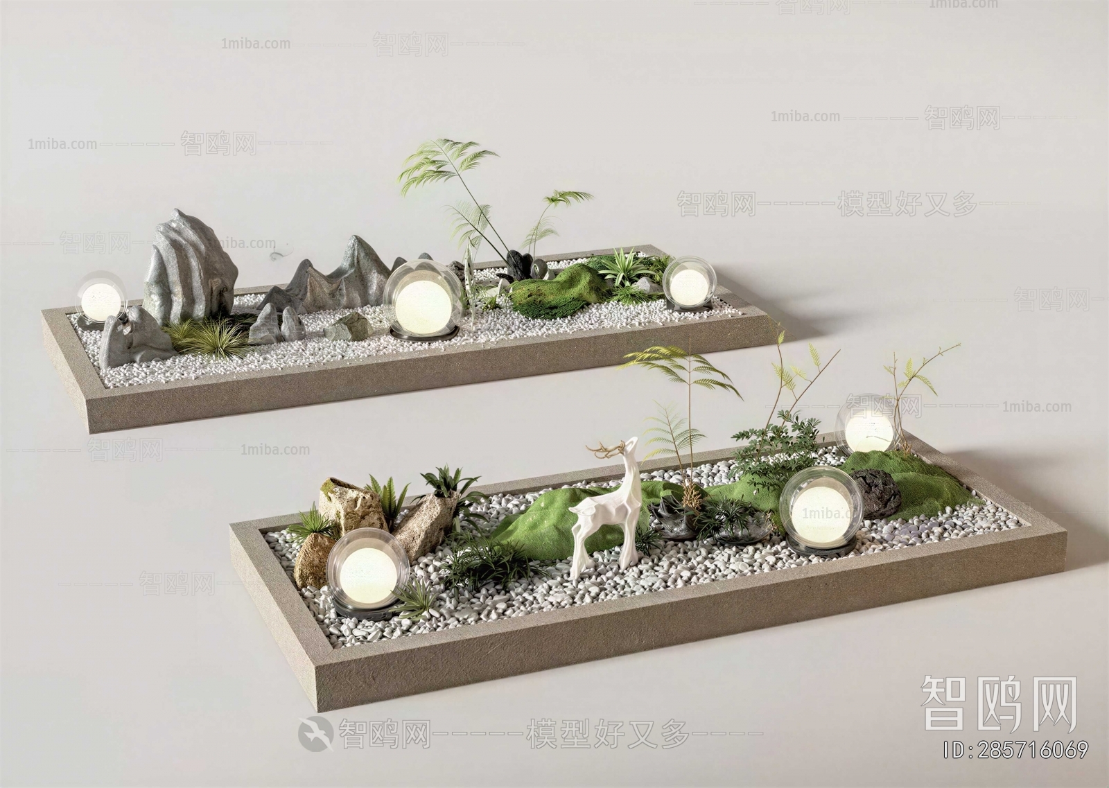 New Chinese Style Plant Landscaping