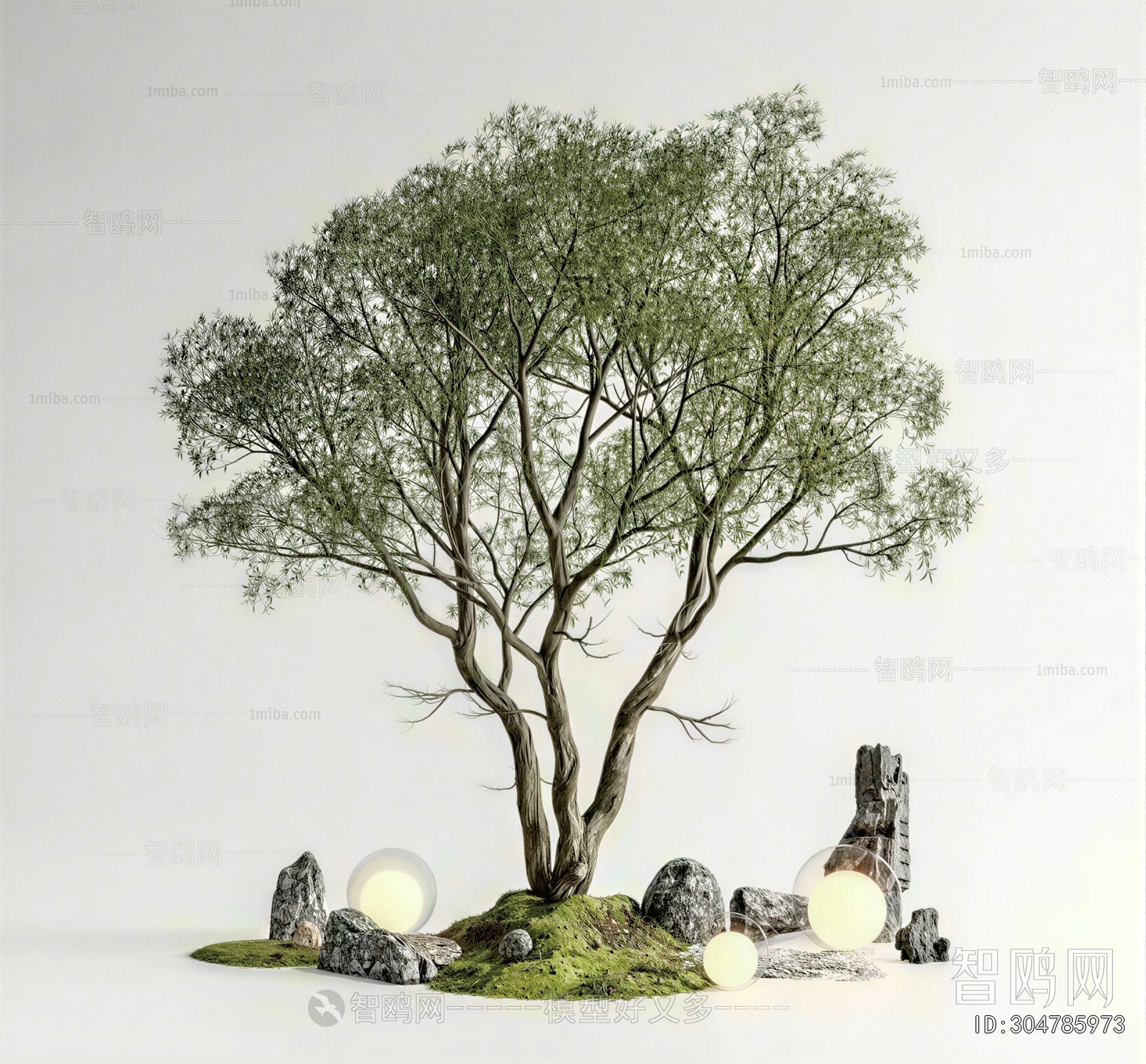 New Chinese Style Plant Landscaping