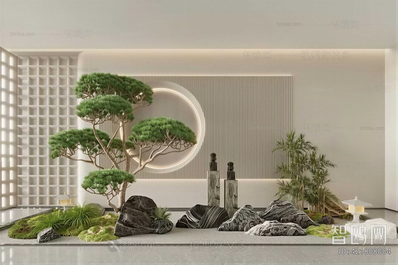 New Chinese Style Plant Landscaping