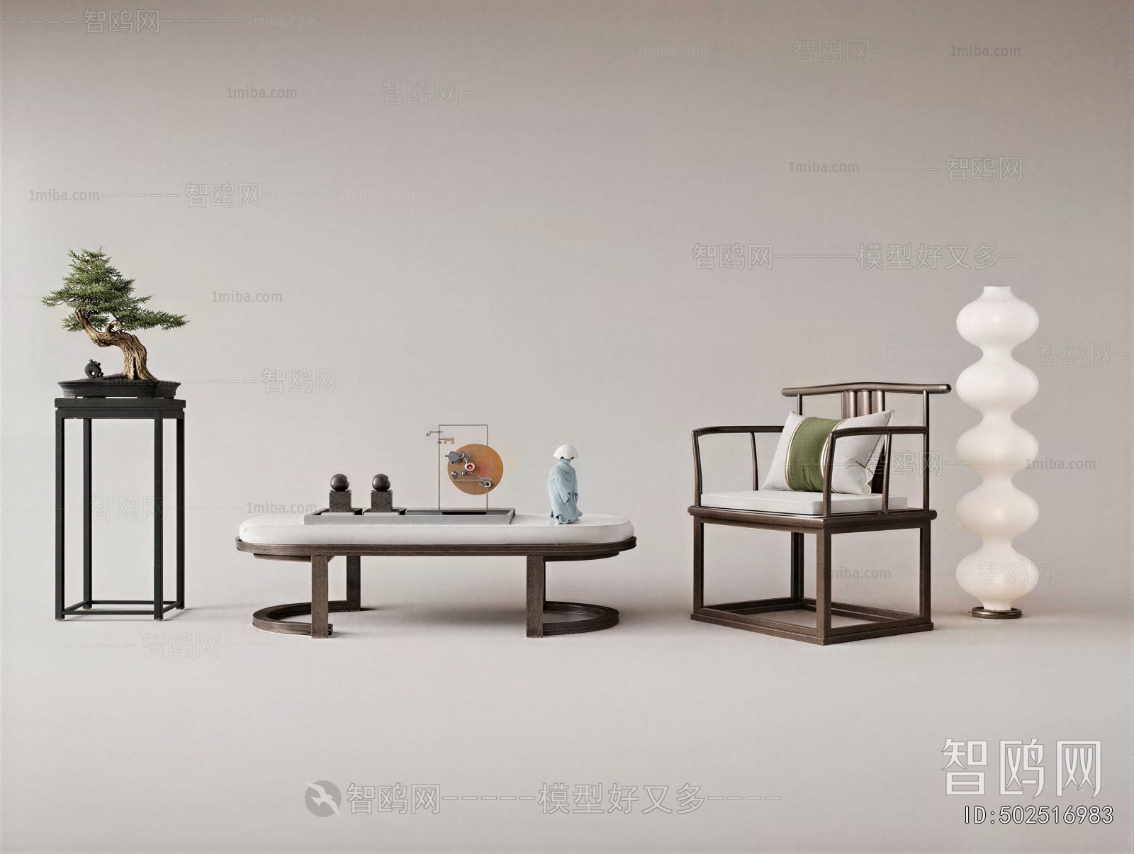 New Chinese Style Lounge Chair