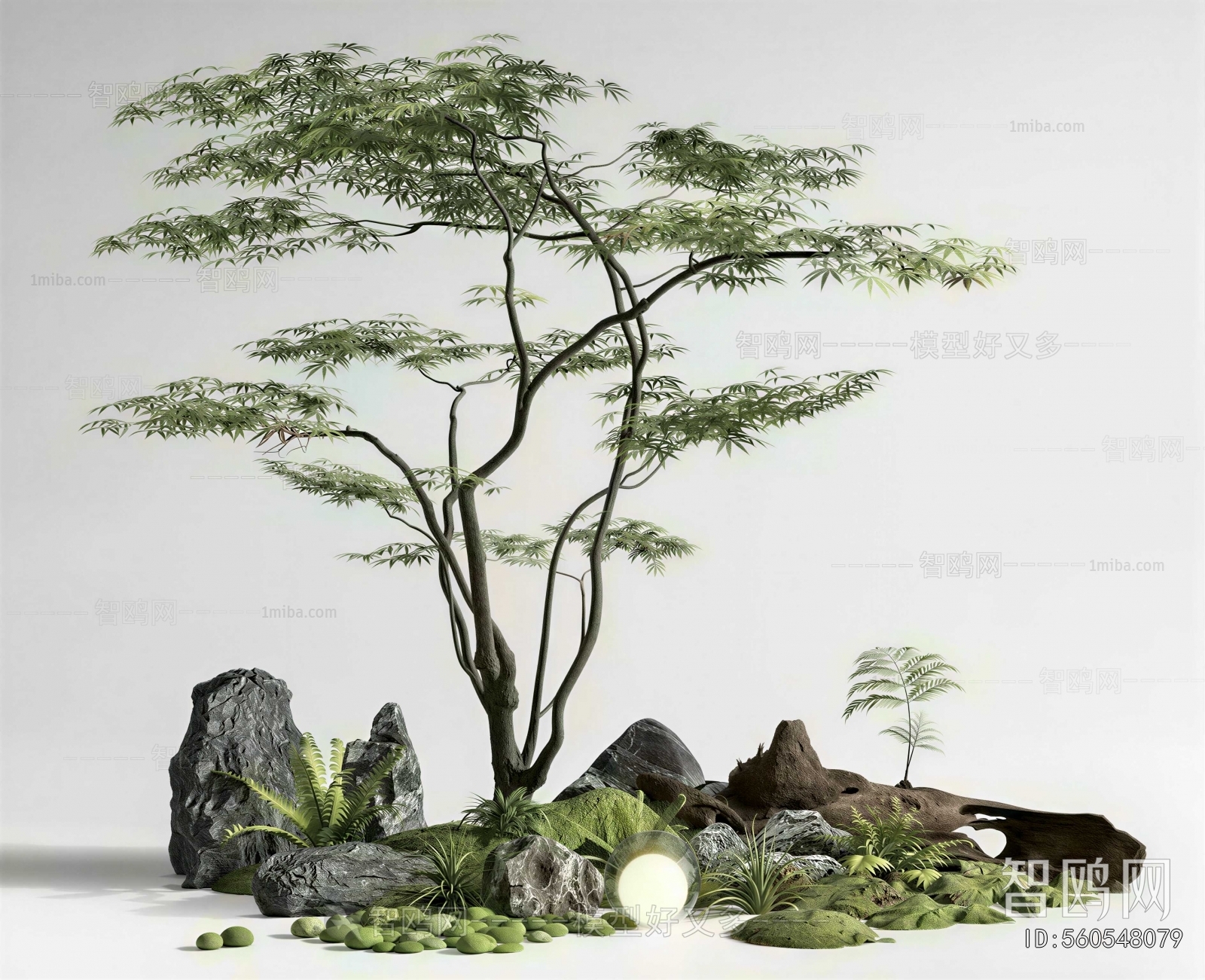 New Chinese Style Plant Landscaping