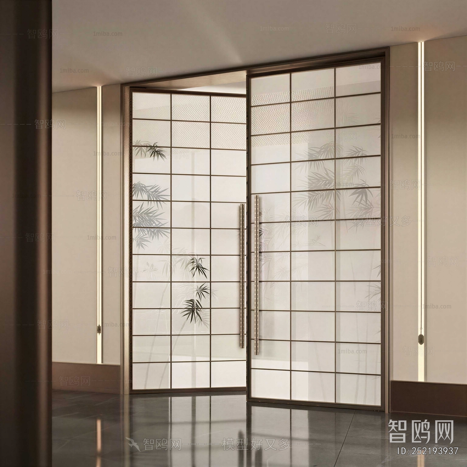 New Chinese Style Double Door